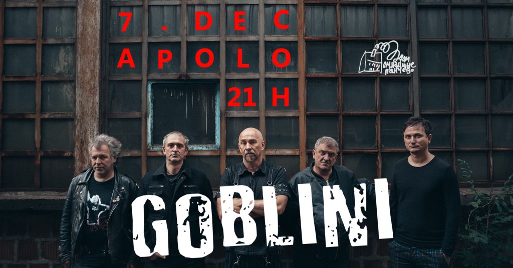 Koncert grupe Goblini 7. decembra u dvorani Apolo